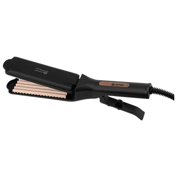 Щипцы для гофрирования Vitek VT-8407 45 Вт / Pink Черный photo 1
