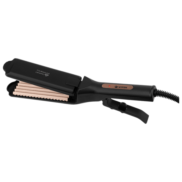 Щипцы для гофрирования Vitek VT-8407 45 Вт / Pink Черный photo 1