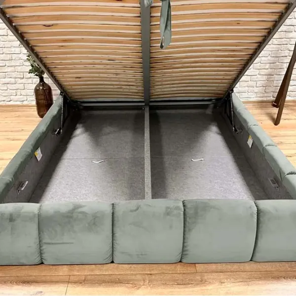 Кровать Crinela Lux Jenny Laguna 43 180 x 200 см / Фанера / Тёмно-серый photo 4