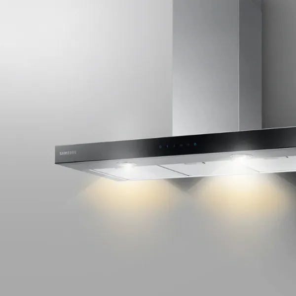 Вытяжка Samsung NK24C5070US/UR Каминная/ Нержавеющая сталь/ Черный photo 6