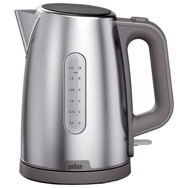 Ceainic electric Braun WK1500GY 1.7l / Ascuns / Inox photo 1