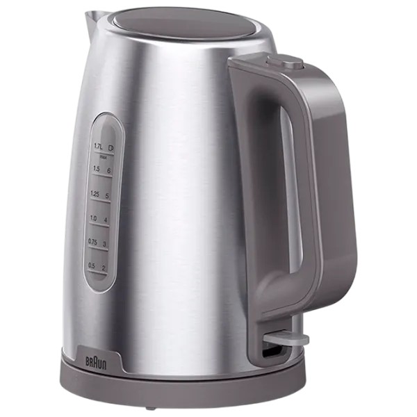 Ceainic electric Braun WK1500GY 1.7l / Ascuns / Inox photo 2