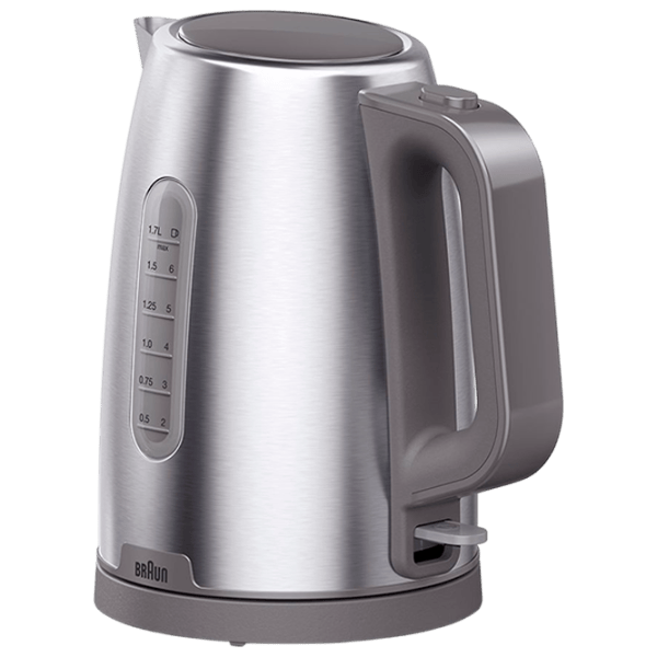 Ceainic electric Braun WK1500GY 1.7l / Ascuns / Inox photo 2