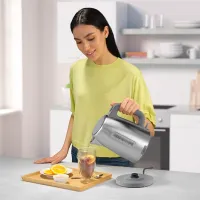 Электрочайник Braun WK1500GY 1.7л / Скрытый / Нержавеющая сталь photo 6