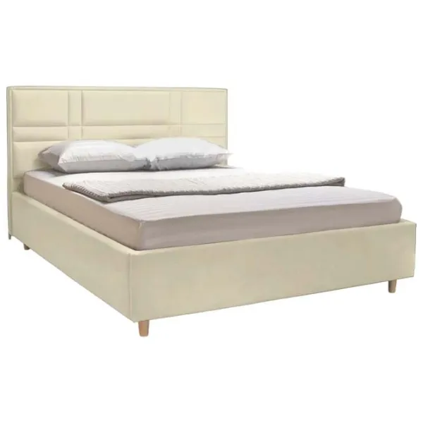 Кровать Crinela Lux Maria Laguna 03 160 x 200 см / Фанера / Слоновая кость photo 1