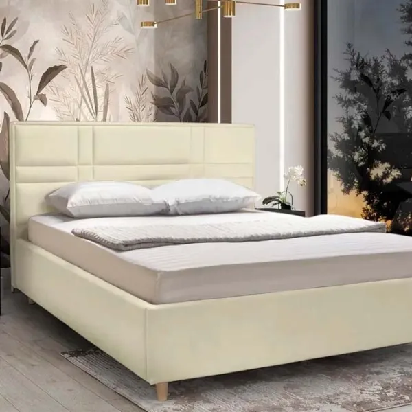 Кровать Crinela Lux Maria Laguna 03 160 x 200 см / Фанера / Слоновая кость photo 2