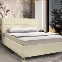 Кровать Crinela Lux Maria Laguna 03 160 x 200 см / Фанера / Слоновая кость photo 2