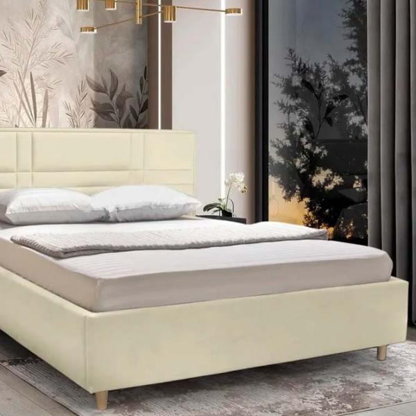 Кровать Crinela Lux Maria Laguna 03 160 x 200 см / Фанера / Слоновая кость photo 5