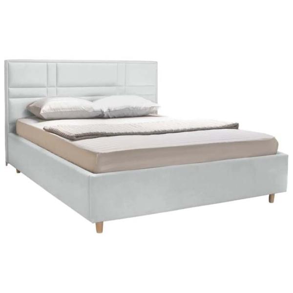 Кровать Crinela Lux Maria Laguna 41 160 x 200 см / Фанера / Светло Серый photo 1