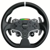 Volan Moza Racing R5 V2 Set Cu fir / 22 buttons / Black photo 5