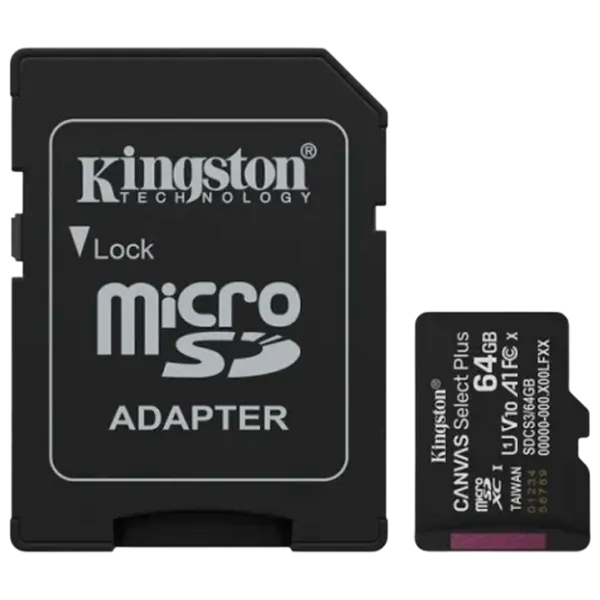 Card memorie Kingston Canvas Select Plus 64 GB MicroSD / Class10 photo 1