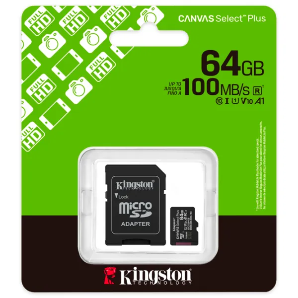 Card memorie Kingston Canvas Select Plus 64 GB MicroSD / Class10 photo 4