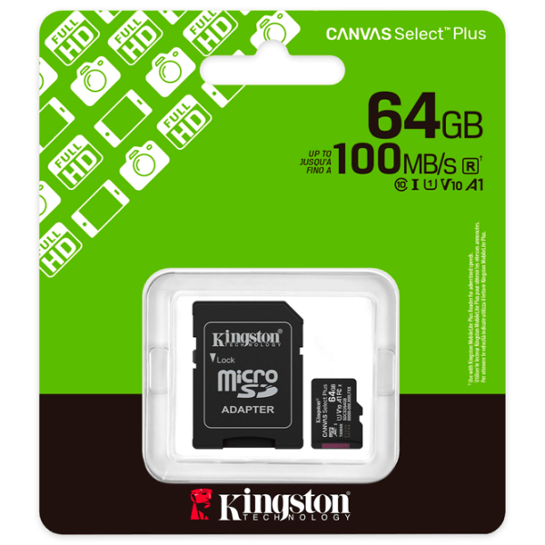 Card memorie Kingston Canvas Select Plus 64 GB MicroSD / Class10 photo 4