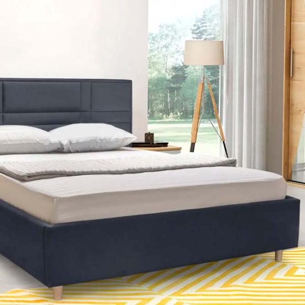 Кровать Crinela Lux Maria Laguna 44 160 x 200 см / Фанера / Графит photo 4