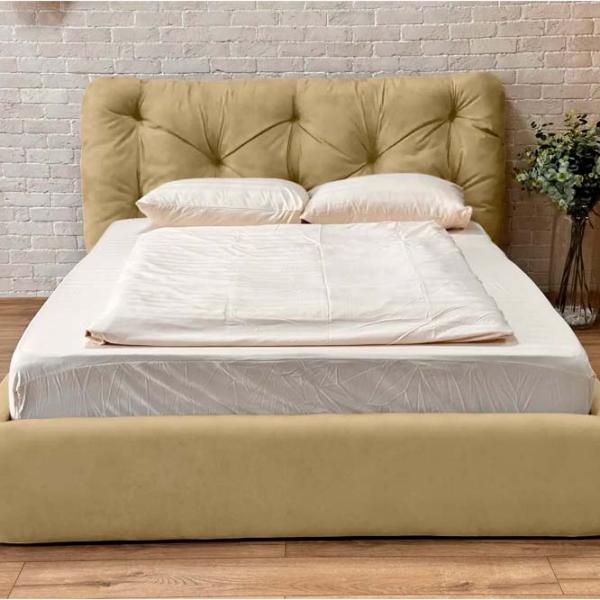 Кровать Crinela Premium Florence Laguna 06 160 x 200 см / Фанера / Капучино photo 3