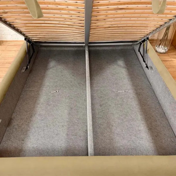 Кровать Crinela Premium Florence Laguna 06 160 x 200 см / Фанера / Капучино photo 4