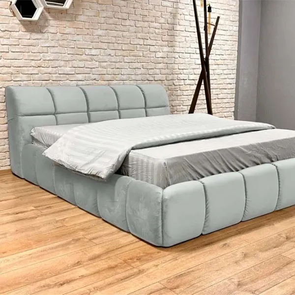 Кровать Crinela Premium Jenny Laguna 42 160 x 200 см / Фанера / Светло Серый photo 2