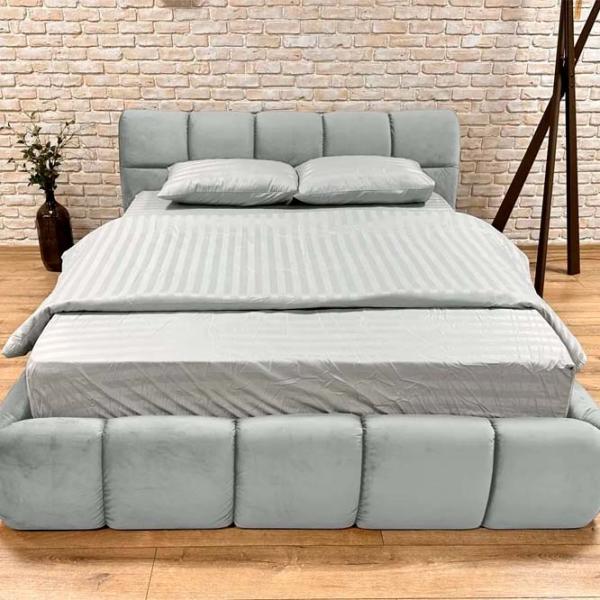 Кровать Crinela Premium Jenny Laguna 42 160 x 200 см / Фанера / Светло Серый photo 3