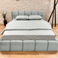 Кровать Crinela Premium Jenny Laguna 42 160 x 200 см / Фанера / Светло Серый photo 3