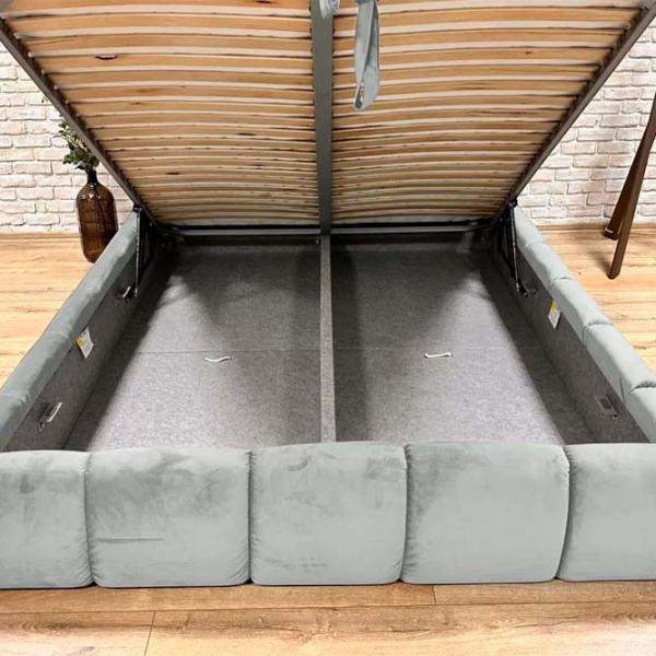 Кровать Crinela Premium Jenny Laguna 42 160 x 200 см / Фанера / Светло Серый photo 5