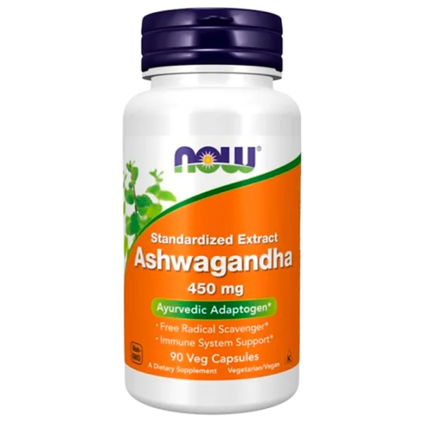 Тестостероновые бустеры Now Foods Ashwagandha EXT 450mg (733739045935) 180 photo 1