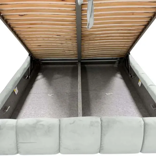 Кровать Crinela Premium Jenny Laguna 41 160 x 200 см / Фанера / Серебристо-серый photo 4