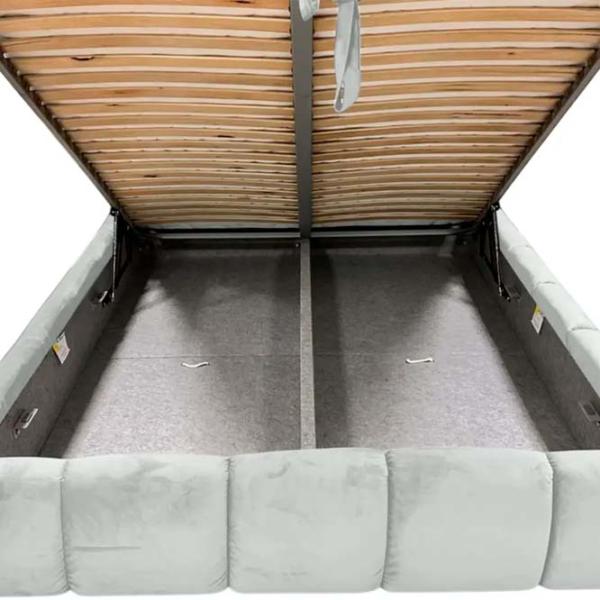 Кровать Crinela Premium Jenny Laguna 41 160 x 200 см / Фанера / Серебристо-серый photo 4