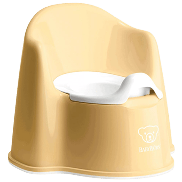 Oliță BabyBjorn Potty Chair Powder 055266A Unisex / 12+ luni / Yellow photo 1