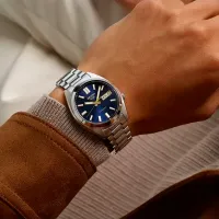 Ceas de mână pentru bărbați Seiko SRPL55K1 Mecanic / 37 mm photo 3