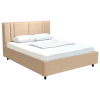 Кровать Crinela Confort Bianca London 02 180 x 200 см / Фанера / Капучино