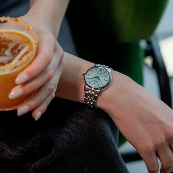 Ceas de mână pentru femei Seiko SRPL63J1 Mecanic / 34 mm photo 6