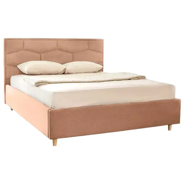 Кровать Crinela Confort New Solomia London 03 160 x 200 см / Фанера / Бежевый photo 1