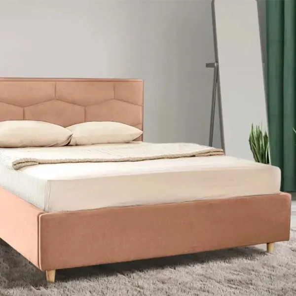 Кровать Crinela Confort New Solomia London 03 160 x 200 см / Фанера / Бежевый photo 4