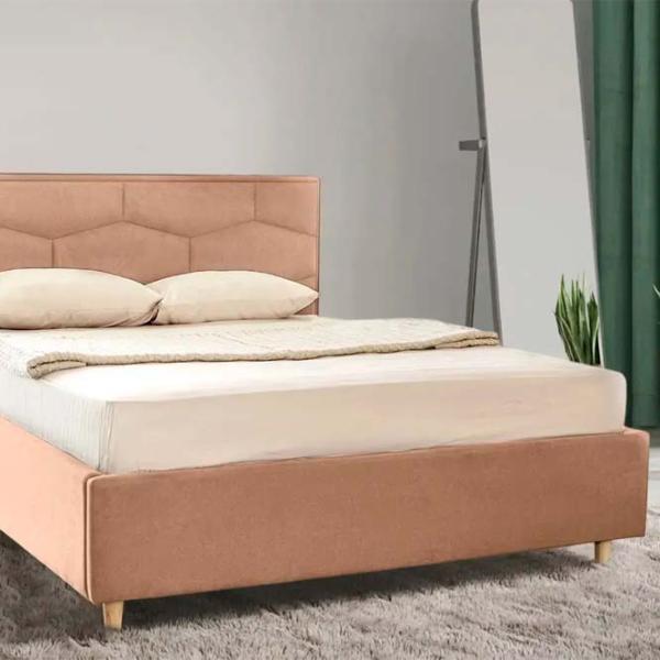 Кровать Crinela Confort New Solomia London 03 160 x 200 см / Фанера / Бежевый photo 4