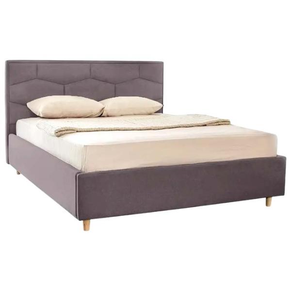 Кровать Crinela Confort New Solomia London 15 140 x 200 см / Фанера / Серый photo 1