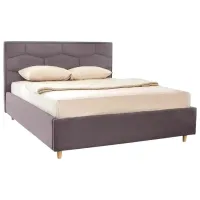 Кровать Crinela Confort New Solomia London 15 160 x 200 см / Фанера / Серый