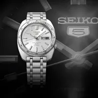 Ceas de mână pentru bărbați Seiko SRPL91K1 Mecanic / 38 mm photo 2