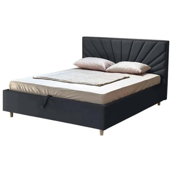 Кровать Crinela Confort New Sunny London 16 140 x 200 см / Фанера / Тёмно-серый photo 2