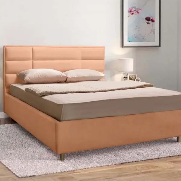 Кровать Crinela Confort Olivia London 03 180 x 200 см / Фанера / Бежевый photo 2