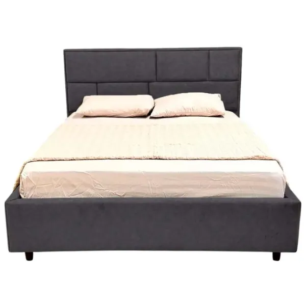 Кровать Crinela Lux Sofi Mono 07 180 x 200 см / Фанера / Тёмно-серый photo 4