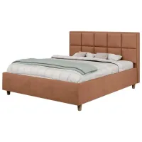 Кровать Crinela Confort New Tatiana London 04 160 x 200 см / Фанера / Тёмно-коричневый