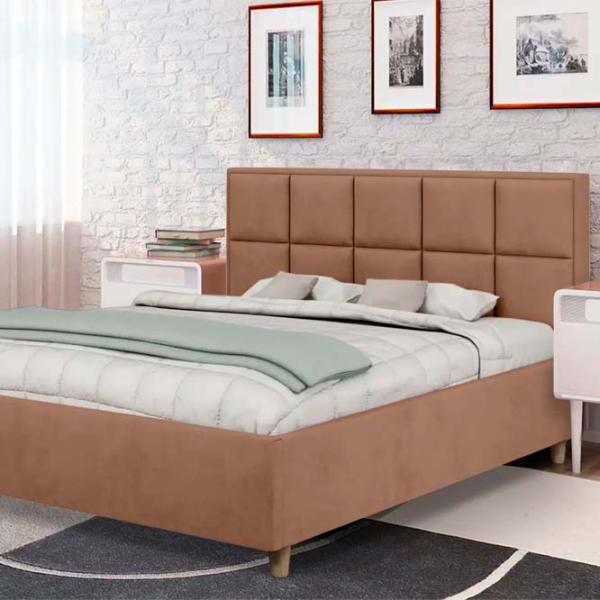 Кровать Crinela Confort New Tatiana London 04 180 x 200 см / Фанера / Тёмно-коричневый photo 2