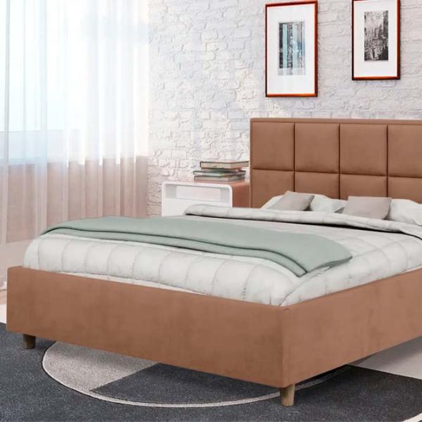 Кровать Crinela Confort New Tatiana London 04 180 x 200 см / Фанера / Тёмно-коричневый photo 3