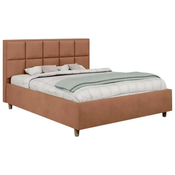 Кровать Crinela Confort New Tatiana London 04 180 x 200 см / Фанера / Тёмно-коричневый photo 4