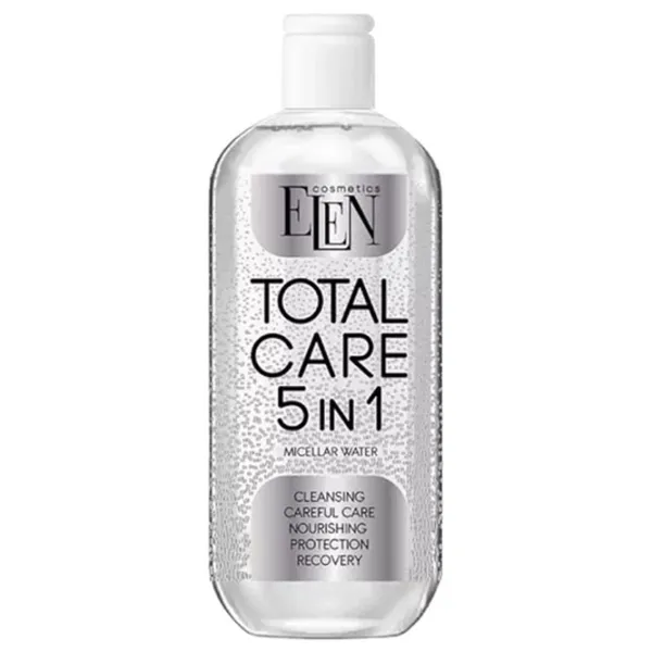 Лосьон для снятия макияжа с глаз Elen Cosmetics Total Care Мицеллярная вода / 0.5л photo 1