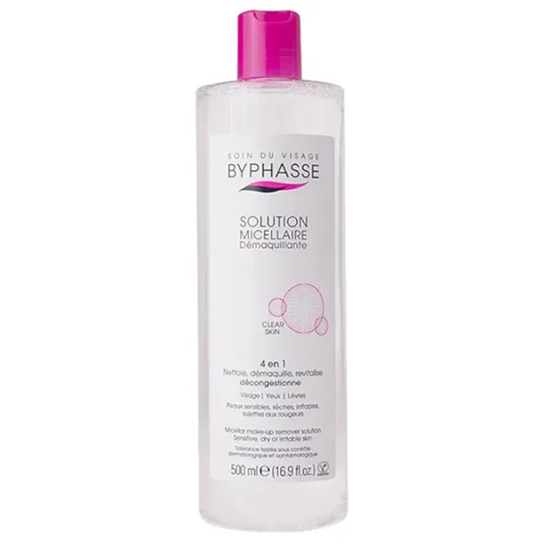 Loțiune demachiantă pentru ochi Byphasse Sensitive Apă micelară / 0.5l photo 1