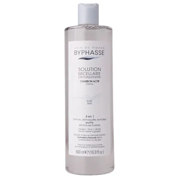 Loțiune demachiantă pentru ochi Byphasse 4in1 Detox Apă micelară / 0.5l photo 1
