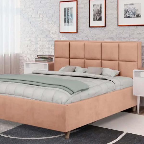 Кровать Crinela Confort New Tatiana London 03 140 x 200 см / Фанера / Бежевый photo 3