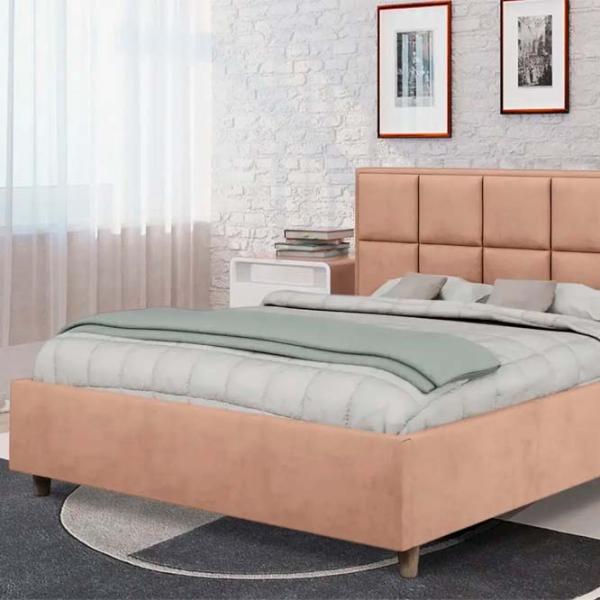 Кровать Crinela Confort New Tatiana London 03 140 x 200 см / Фанера / Бежевый photo 4