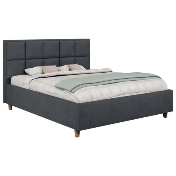 Кровать Crinela Confort New Tatiana London 16 160 x 200 см / Фанера / Тёмно-серый photo 2